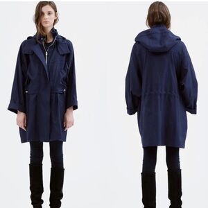 IRO trendy Jacket Trench Oversized Size M / 38 Blu Navy GUC